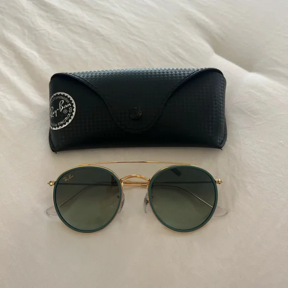 Round Double Bridge Raybans - Picture 5 of 5